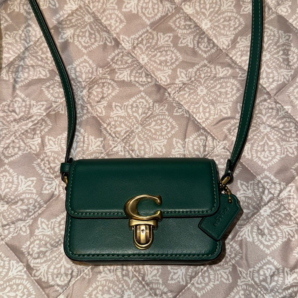 Green Leather Mini Bag